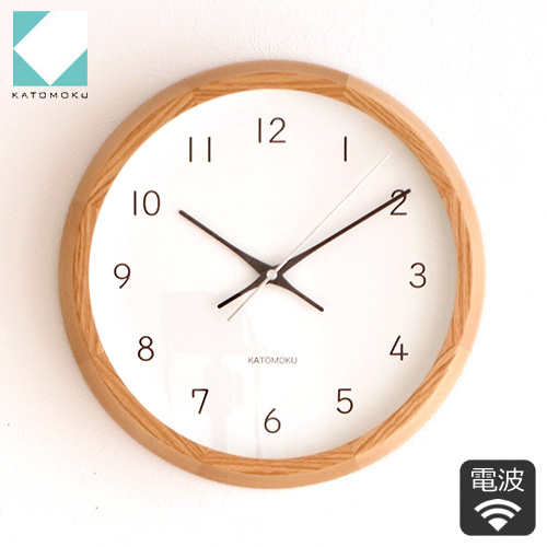 KATOMOKU muku clock 13 電波時計 km-104OARCの商品画像