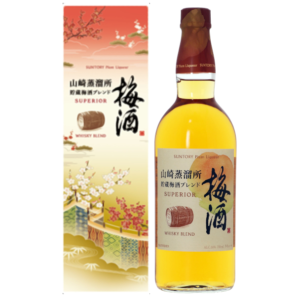 サントリー梅酒 山崎蒸溜所貯蔵梅酒ブレンド スーペリア 化粧箱入り 750ml×1本の商品画像