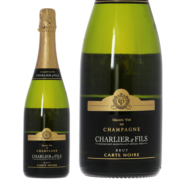 ドメーヌ・シャルリエ・エ・フィス カルト・ノワール・ブリュット NV 750mlびん 1本 シャンパン・スパークリングワインの商品画像