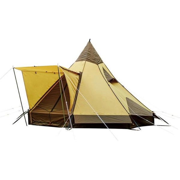 ogawa ピルツ12 ブラウン×サンド Pilz12 モノポールテント OGAWA ピルツ12 サンド×ダークブラウン | Abenteuer