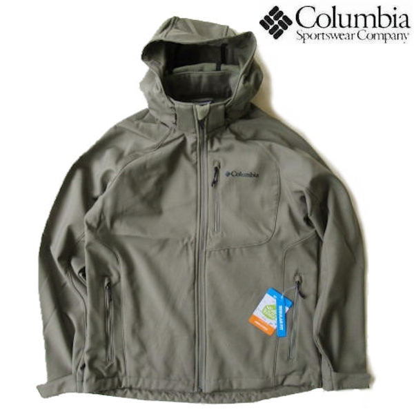 Columbia カスケードリッジIIIソフトシェル WE6885 397（Stone Green）XL