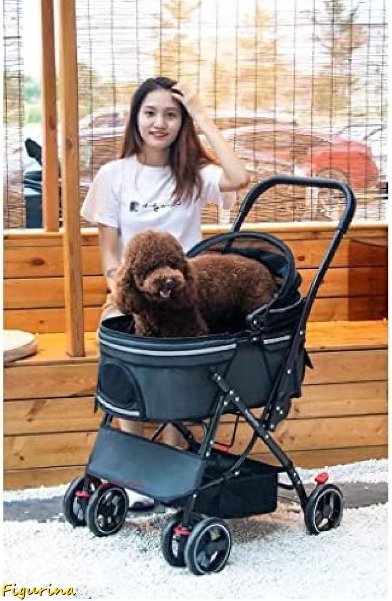  pet Cart stroller buggy dog cat many head for pets stroller small size for medium-size dog / 2 pcs. cat dog for stroller pet cat dog for stroller 