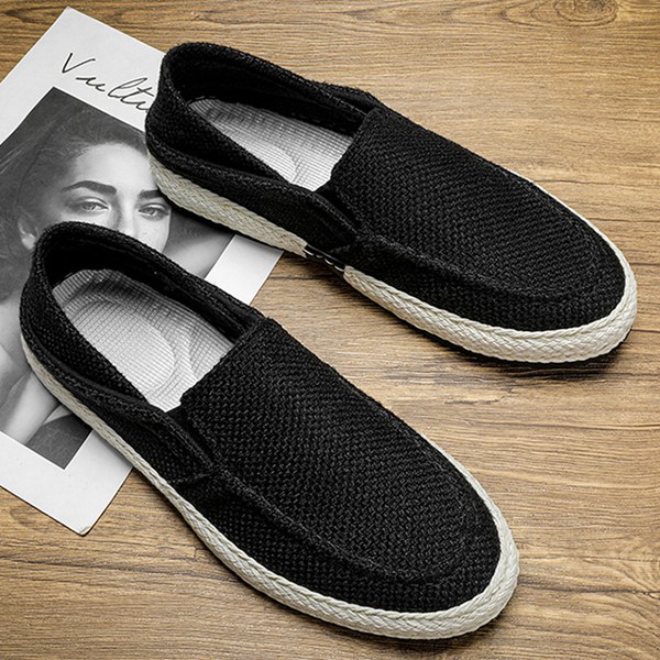  одноцветный jute обувь zk обувь jute низ мужской Flat удобный вентиляция casual установка и снятие простой едет .. нет выход .. скорость .