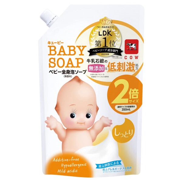  kewpie doll baby whole body foam soap moist 700ml( packing change for 2 batch )