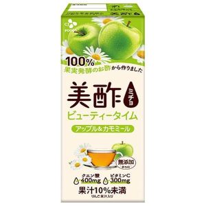 [CJ FOODS JAPAN] beautiful vinegar beauty time is up ru&amp; camomile 200ml [ hood * drink ]
