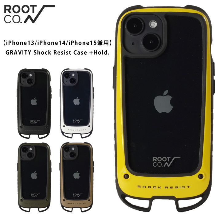 ROOT CO. GRAVITY Shock Resist Case ＋Hold. for iPhone13 GSH-4382** - 最安値 ...