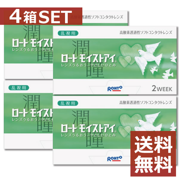 ロート製薬 ロート モイストアイ 乱視用 6枚入り 4箱