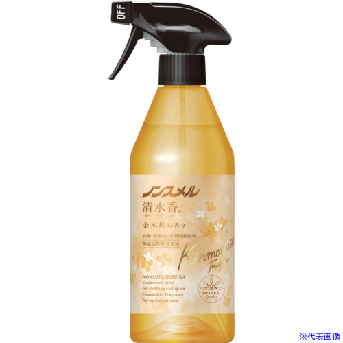 白元アース ノンスメル清水香 金木犀の香り 本体 400ml×1本 ノンスメル