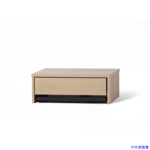 レンジ下収納 W450×D396×H166mm HRS-450 （ナチュラル/ブラック）の商品画像