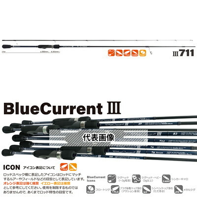 YAMAGA Blanks 20 ブルーカレントIII 711 アジングロッド - 最安値
