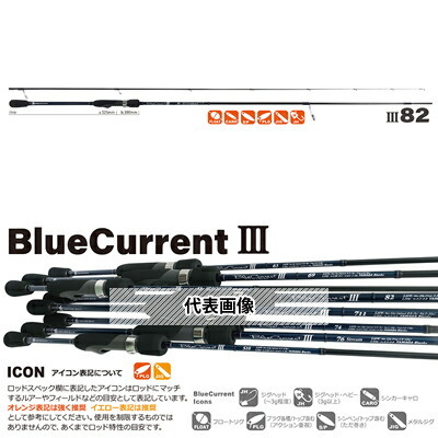 YAMAGA Blanks 20 ブルーカレントIII 82 アジングロッド - 最安値