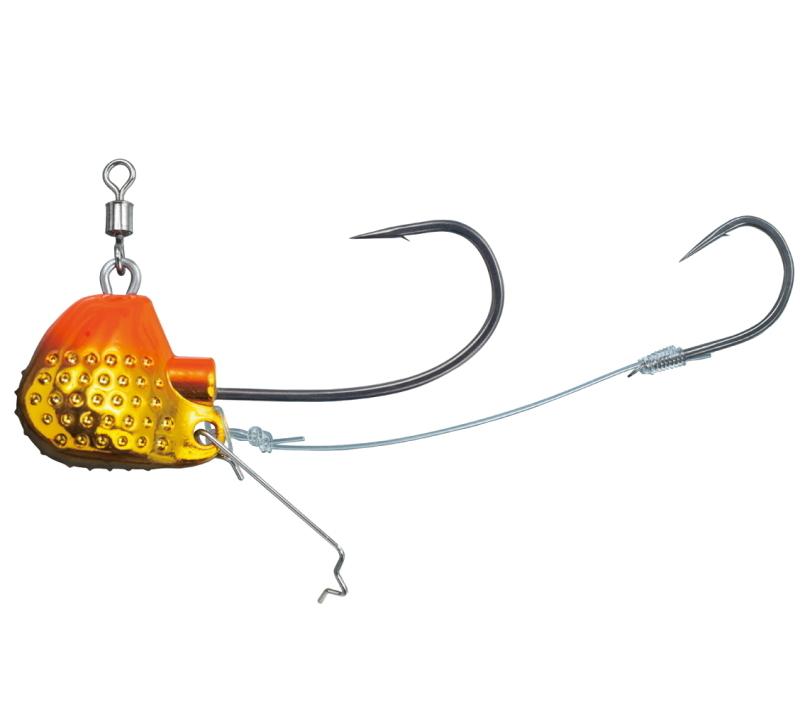 桜幻 鯛テンヤTG 15号 オレンジ/ゴールドの商品画像