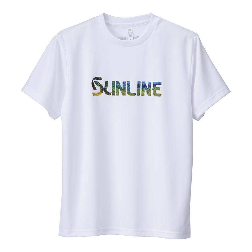  Sunline DRY T-shirt SUW-15402DT white L size 