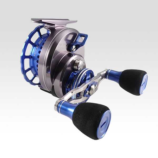  black sea bream atelier THE squid da special 65 large sea bream T( right steering wheel ) specular titanium | blue ( sea bream reel )[ free shipping ]