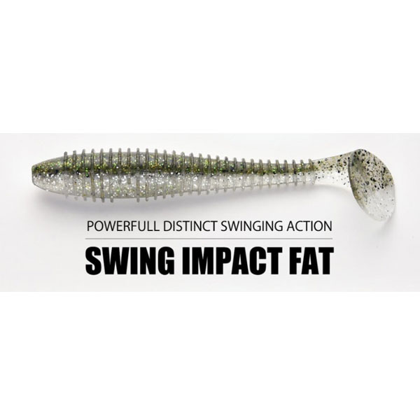 KEITECH スイングインパクトファット 3.8インチ 438 グリパンファイヤー 釣り　ワームの商品画像