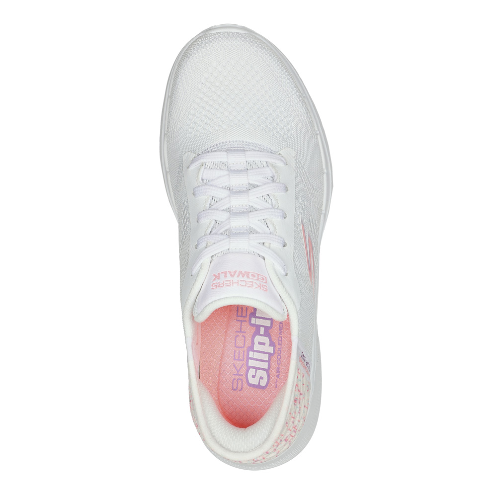  Skechers SKECHERS женский спортивные туфли SLIP-INS GO-WALK6-VIVID IDEA (WMLT) 124627 Fit house 