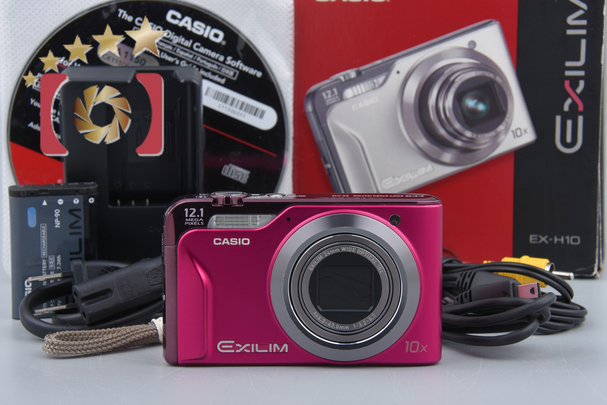 カシオ エクシリム EXILIM Hi-ZOOM EX-H10GD（ゴールド） コンパクト