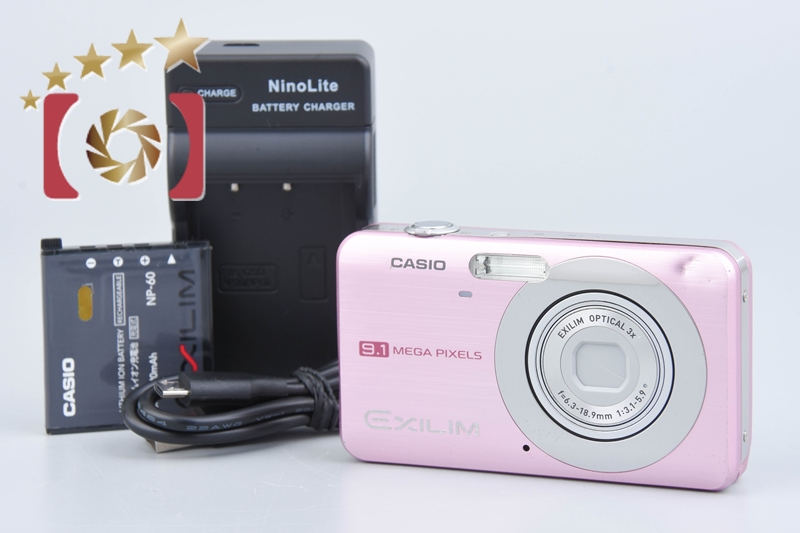未使用級】CASIO EXILIM EX-Z85コンデジ ピンク フルセット カシオ