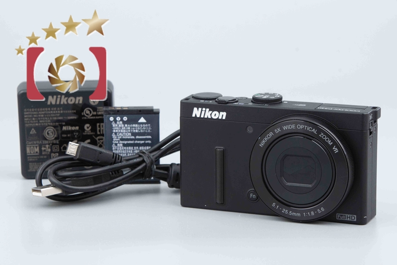 極美品】Nikon 高級 デジカメ COOLPIX P340 コンデジ ケース付