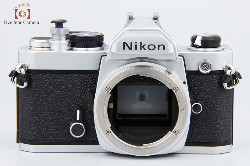 [ used ]Nikon Nikon FM latter term silver film single‐lens reflex camera 