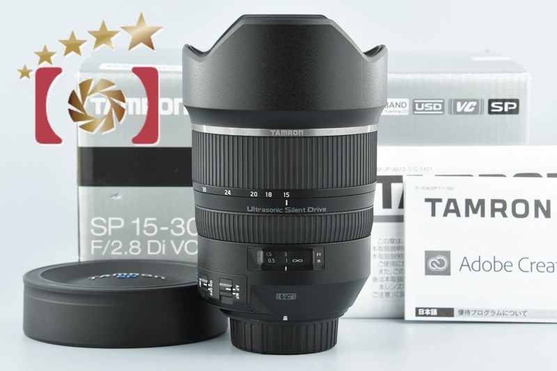 TAMRON タムロン SP 15-30mm F/2 8 Di VC USD （Model A012） nikon f