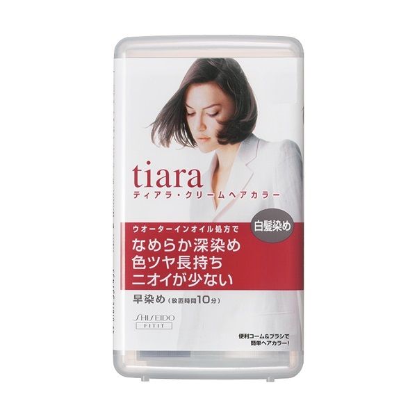 SHISEIDO ティアラ クリームヘアカラー 5 （自然な栗色） ティアラ レディース白髪染めの商品画像