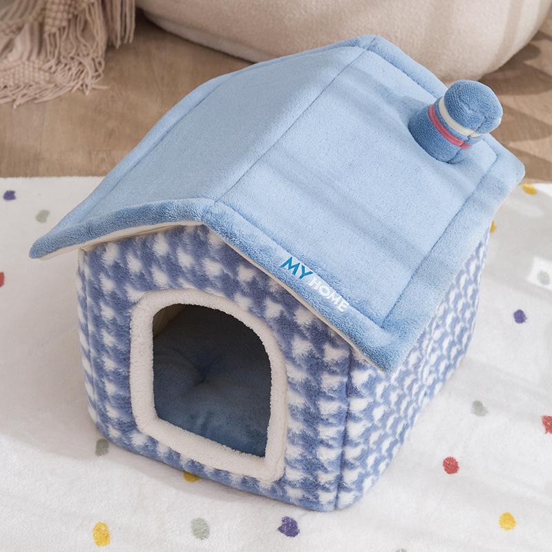  free shipping dog cat PET HOUSE pet house folding dog house dome type for interior dome type pet bed winter warm ... small size dog kennel stylish pretty 