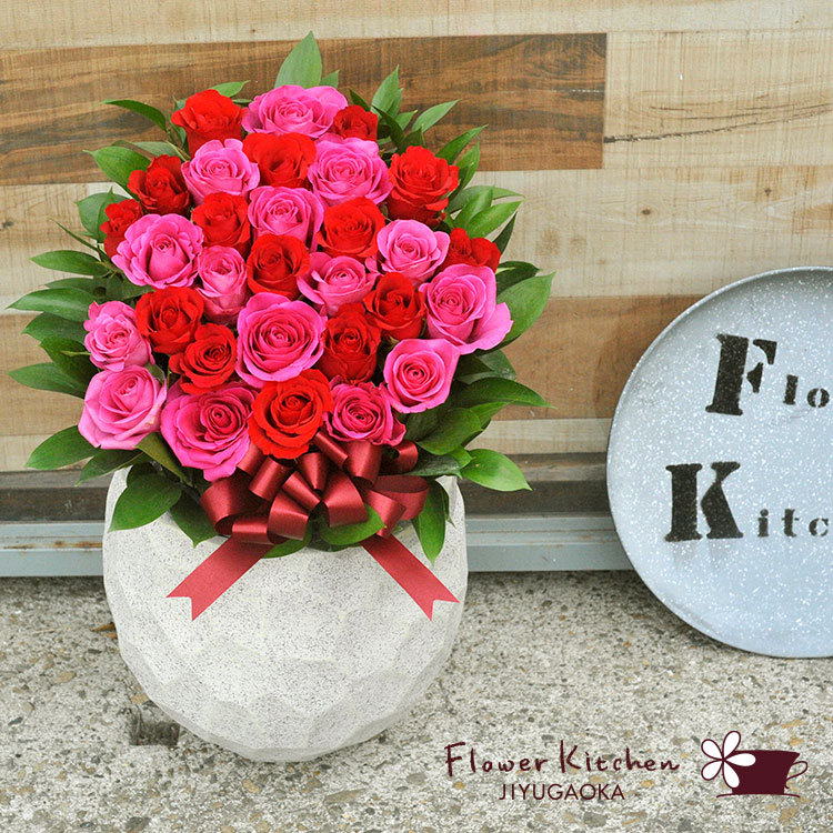  rose 30ps.@ stand arrange [o- Sam rose stand ] celebration stand flower same day shipping FKAA