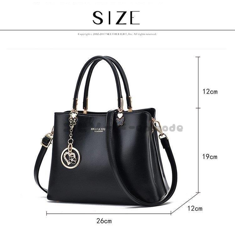  shoulder bag lady's 2WAY elegant simple plain fake leather PU casual in stock ..... outing te-to spring 