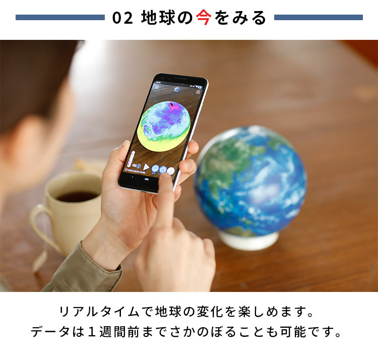  почти день. earth мяч Hobonichi globe Second модель глобус (YYOT)