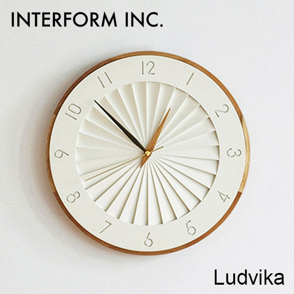 INTERFORM ルドヴィーカ ウォールクロック CL-4384の商品画像