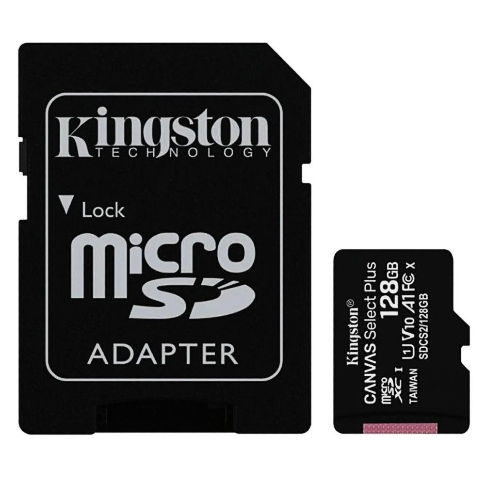 128GB microSDXC карта микро SD Kingston King камень Canvas Select Plus Class10 UHS-1 U1 V10 A1 R:100MB/s SD адаптор есть за границей li tail SDCS2/128GB *me