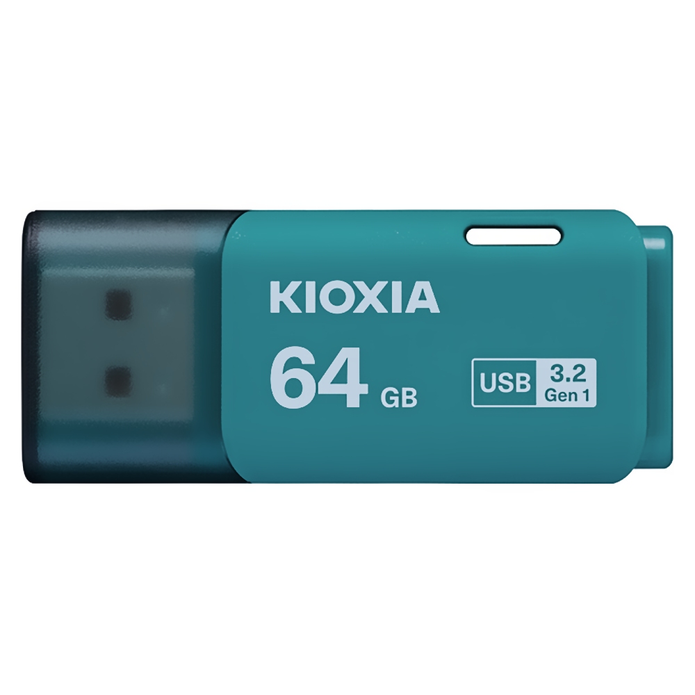 USB memory 64GB USB3.2 Gen1(USB3.0) KIOXIAki ok siaTransMemory U301 cap type light blue abroad li tail LU301L064GG4 *me