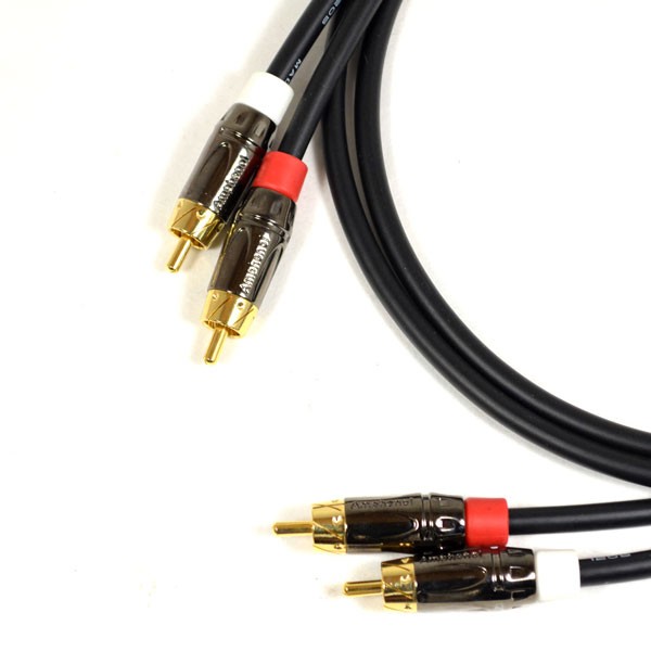 CANARE Canare L-4E6S RCA pin cable Amphenol ACPL-C 2 ps pair set 1.25m