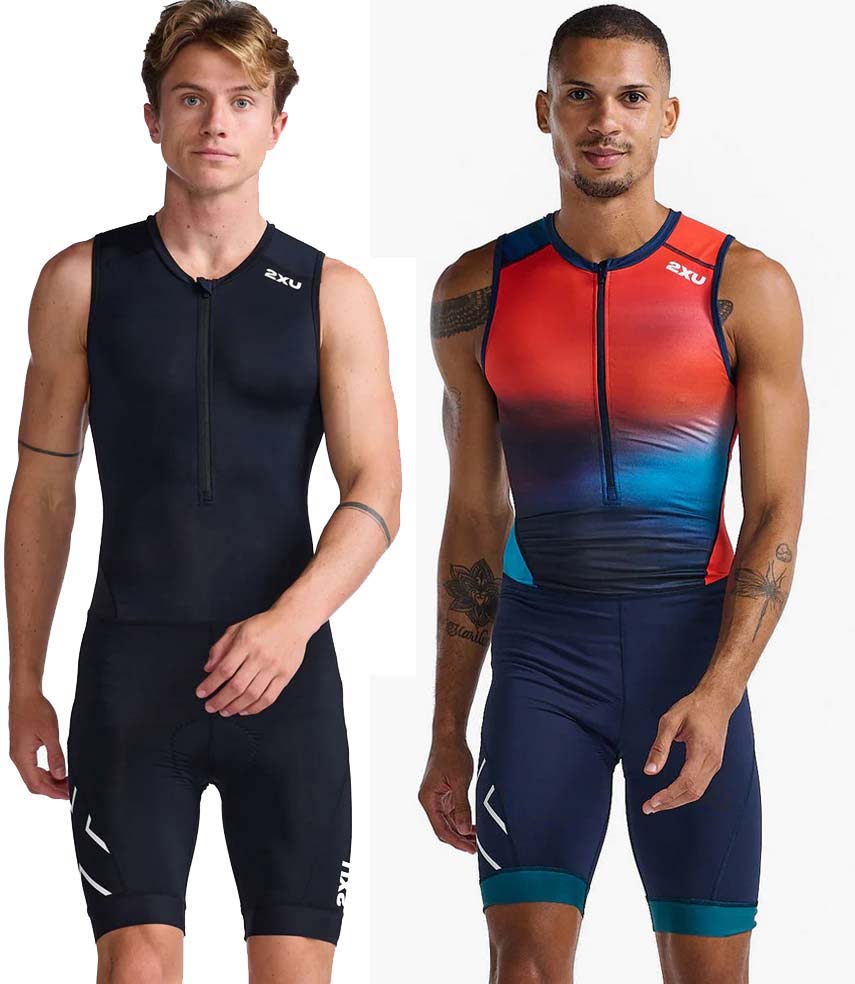 2XU core Try suit front Zip MT6437D triathlon wear MENS