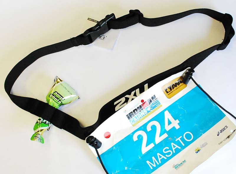 2XU race number belt number holder belt gel for loop attaching cat pohs shipping possible 