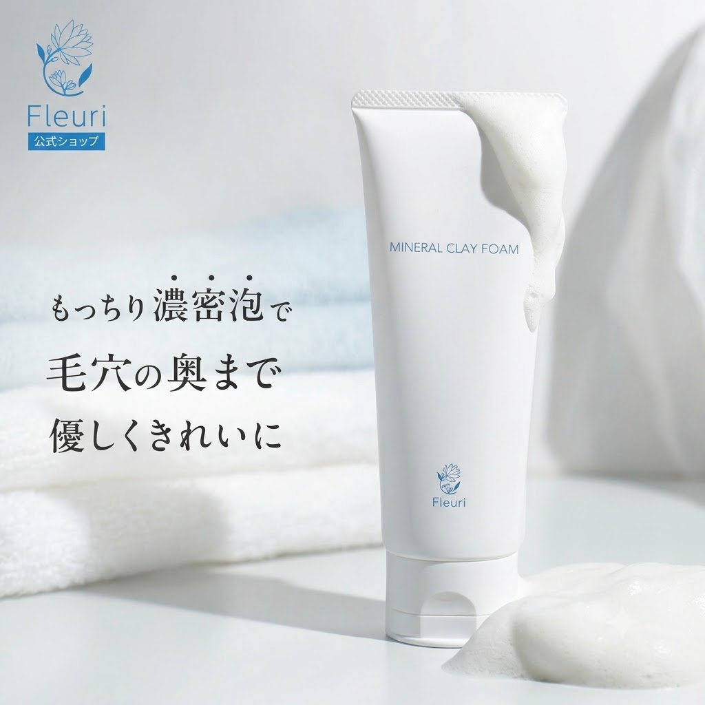 Fleuri Fleuri ミネラルクレイフォーム 100g ×1 洗顔 - 最安値・価格