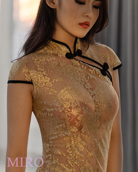  платье в китайском стиле золотой линия вышивка прозрачный T-back костюмированная игра корпус темно синий .... мини длина короткий рукав sexy женский нижнее белье 