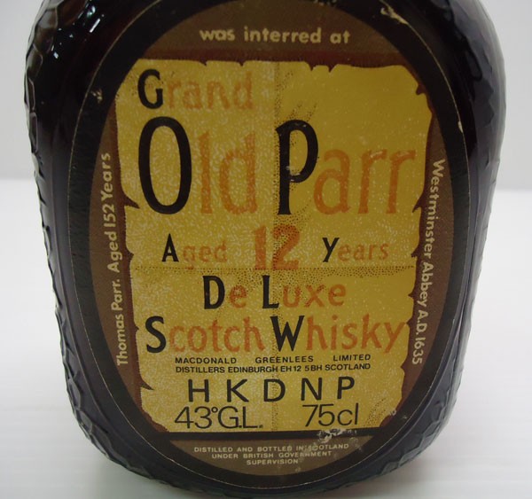 オールドパー　特級　12年　デラックス　スコッチウィスキー　750ml オールドパー 12年 デラックス スコッチ ウイスキー Grand Old