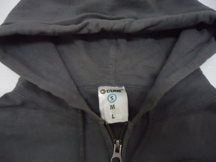 CUNE キューン ZIPパーカー サイズS 「死ねばいいのにね」 : フライズ