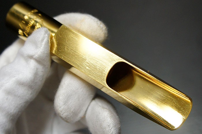 デイヴガーデラ　New Crescent テナーサックスマウスピース ゴールド 美品】Dave Guardala デイヴ・ガーデラ テナー用マウスピース