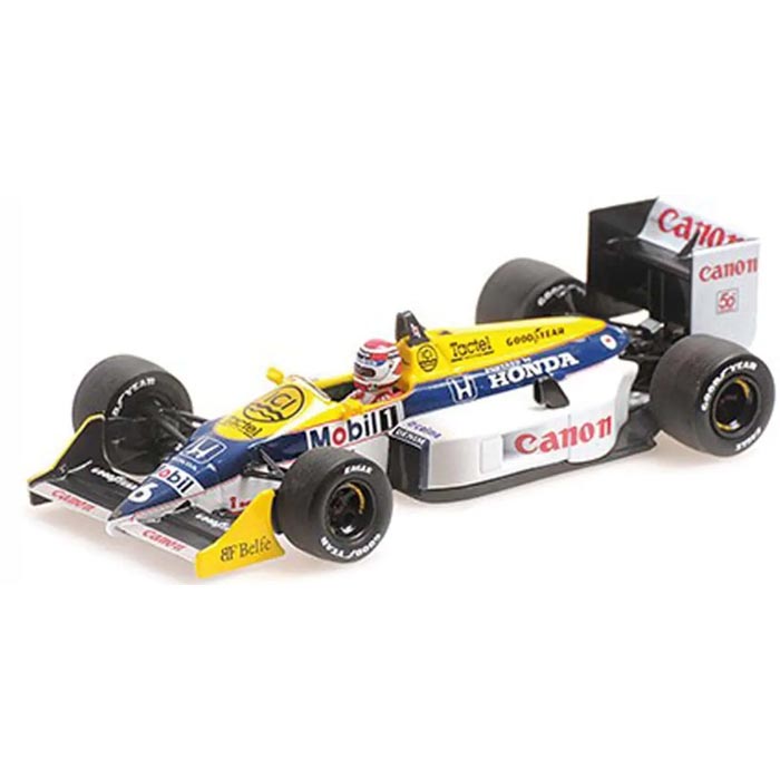【値下げ】MINICHAMPS WILLIAMS HONDA FW11 1/43 ミニチャンプス Williams Honda Fw11B Nelson Piquet World Champion