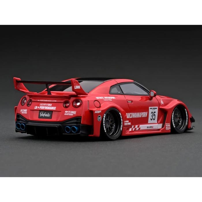 ignition model LB-Silhouette WORKS GT Nissan 35GT-RR Red / Black