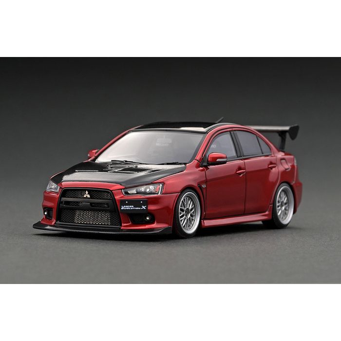 ignition model Mitsubishi Lancer Evolution X （CZ4A） Red Metallic