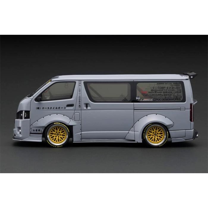 ignition model T・S・D WORKS HIACE Gray （1/18スケール レジン