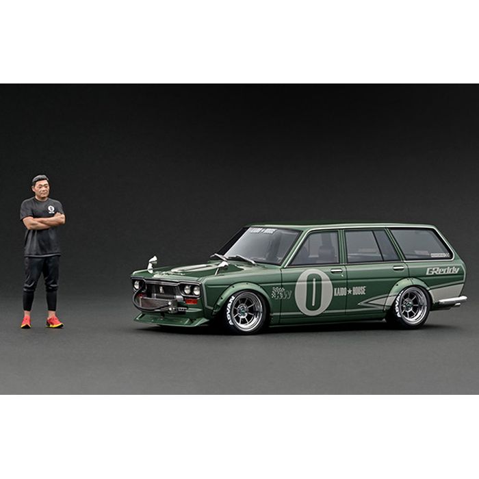 ignition model Datsun Bluebird （510） Wagon Green Metallic With