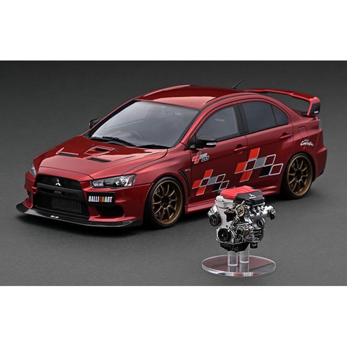 ignition model Mitsubishi Lancer Evolution X （CZ4A） Red Metallic