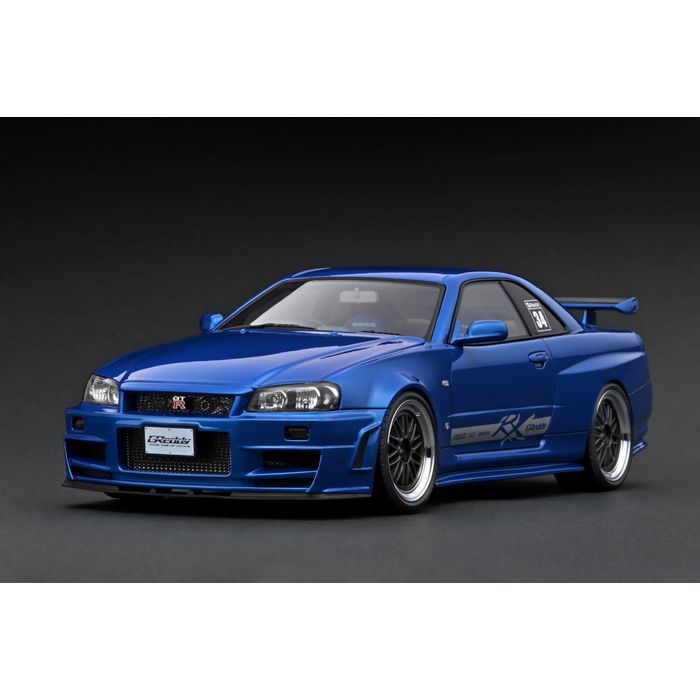 ignition model TRUST GReddy 34RX Blue Metallic （1/18