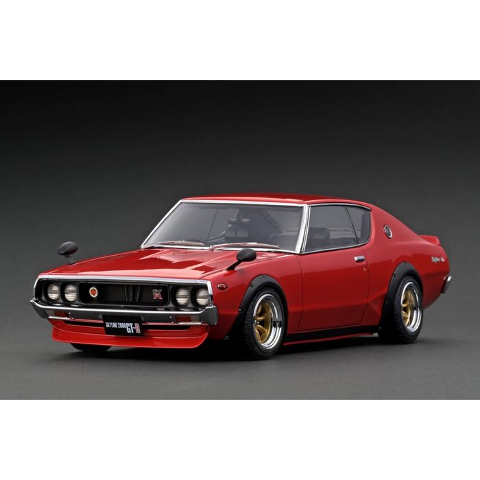 ignition model NISSAN Skyline 2000 GT-R （KPGC110） Red （1/18