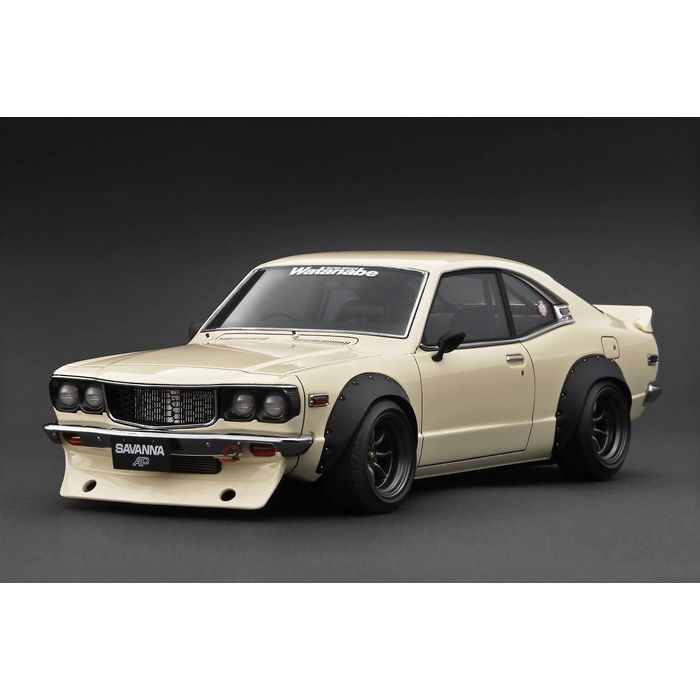 1/18 Mazda Savanna S124A（セミワークスホワイト） [IG3730] おもちゃ